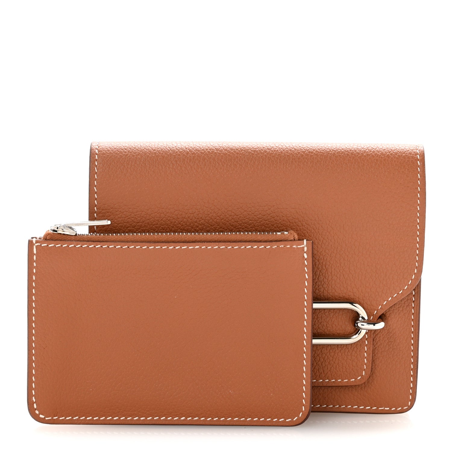 Hermes Evercolor Roulis Slim Wallet Gold 3 of 10