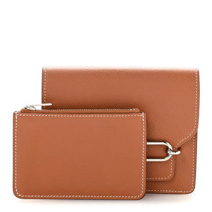Hermes Evercolor Roulis Slim Wallet Gold 3 of 10