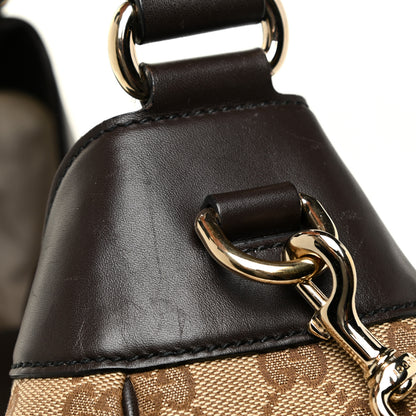 Gucci Monogram Margaux Calfskin Medium Emily Hobo Beige Ebony Cocoa 17 of 19