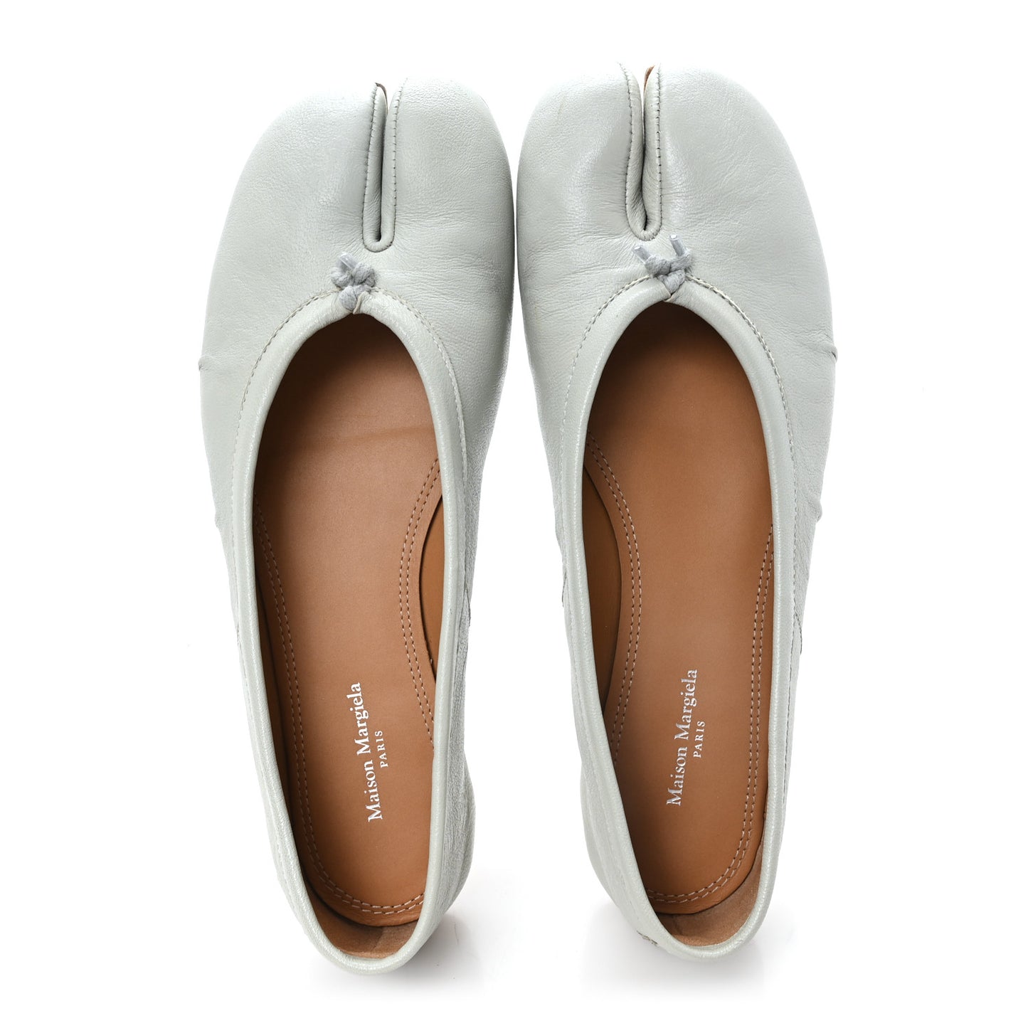Ovine Tabi Ballet Flats 37 Alabaster