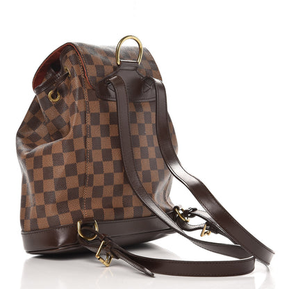 Louis Vuitton Damier Ebene Montsouris MM Backpack 3 of 14