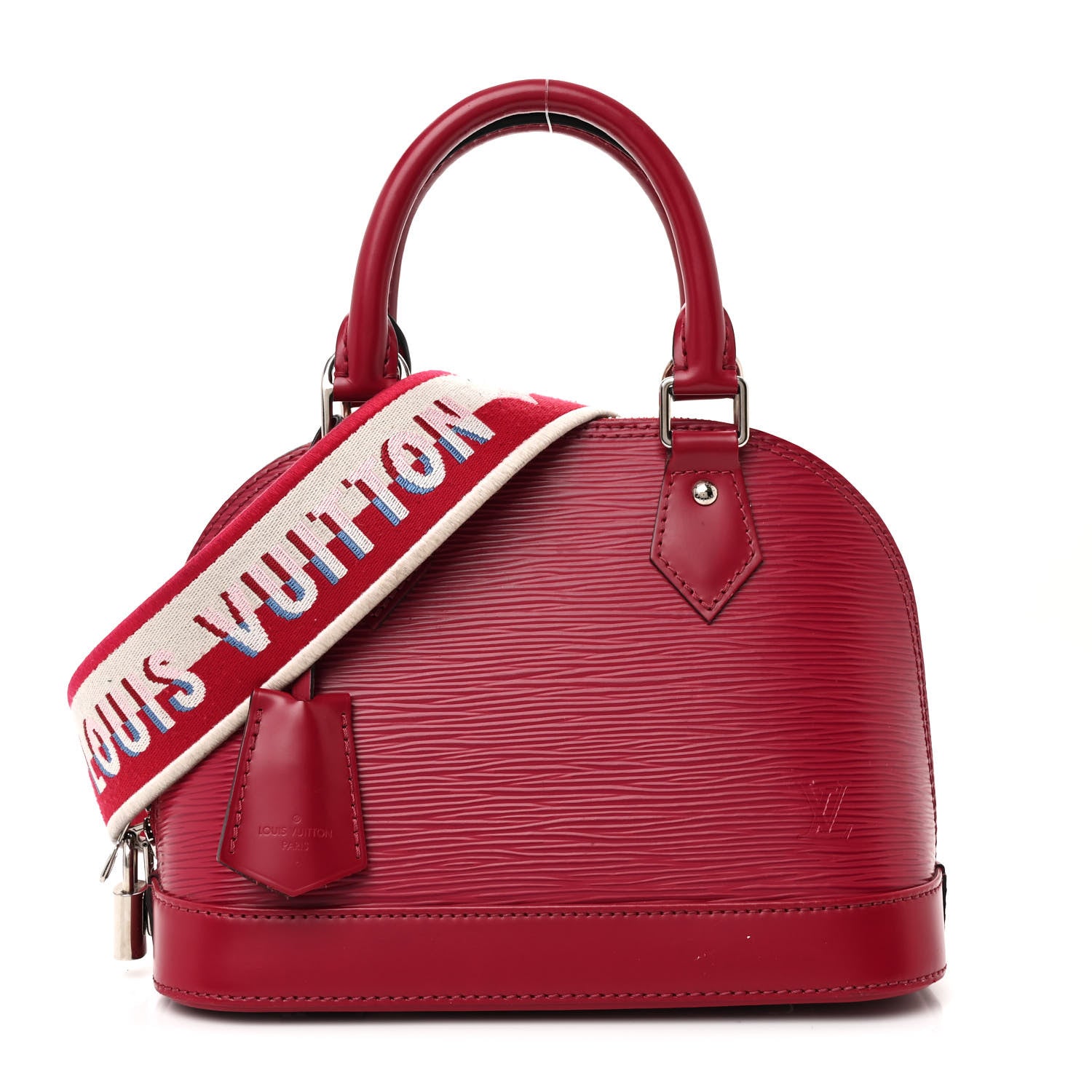 Louis Vuitton Epi Jacquard Alma BB Raspberry 1 of 12