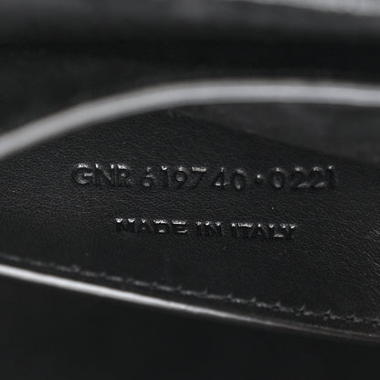 Saint Laurent Smooth Calfskin Classic Monogram Small Kaia Satchel Black 8 of 9