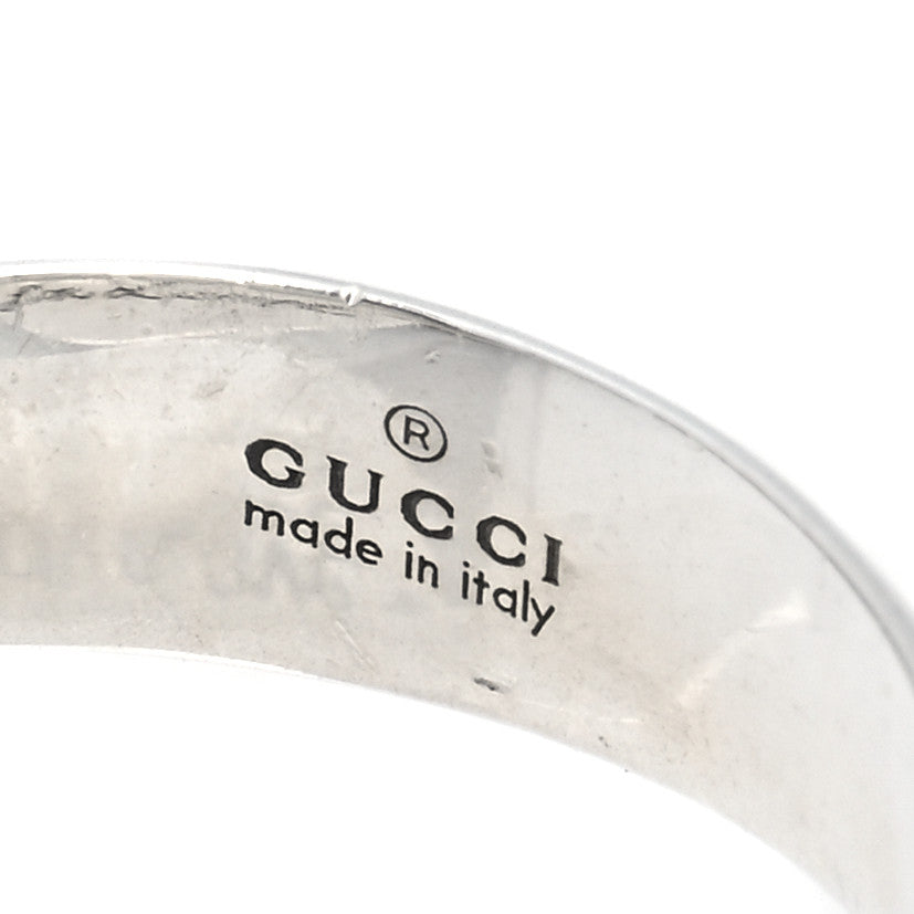 Gucci Sterling Silver Blind for Love Mystic Cat Ring 47 4 4 of 6