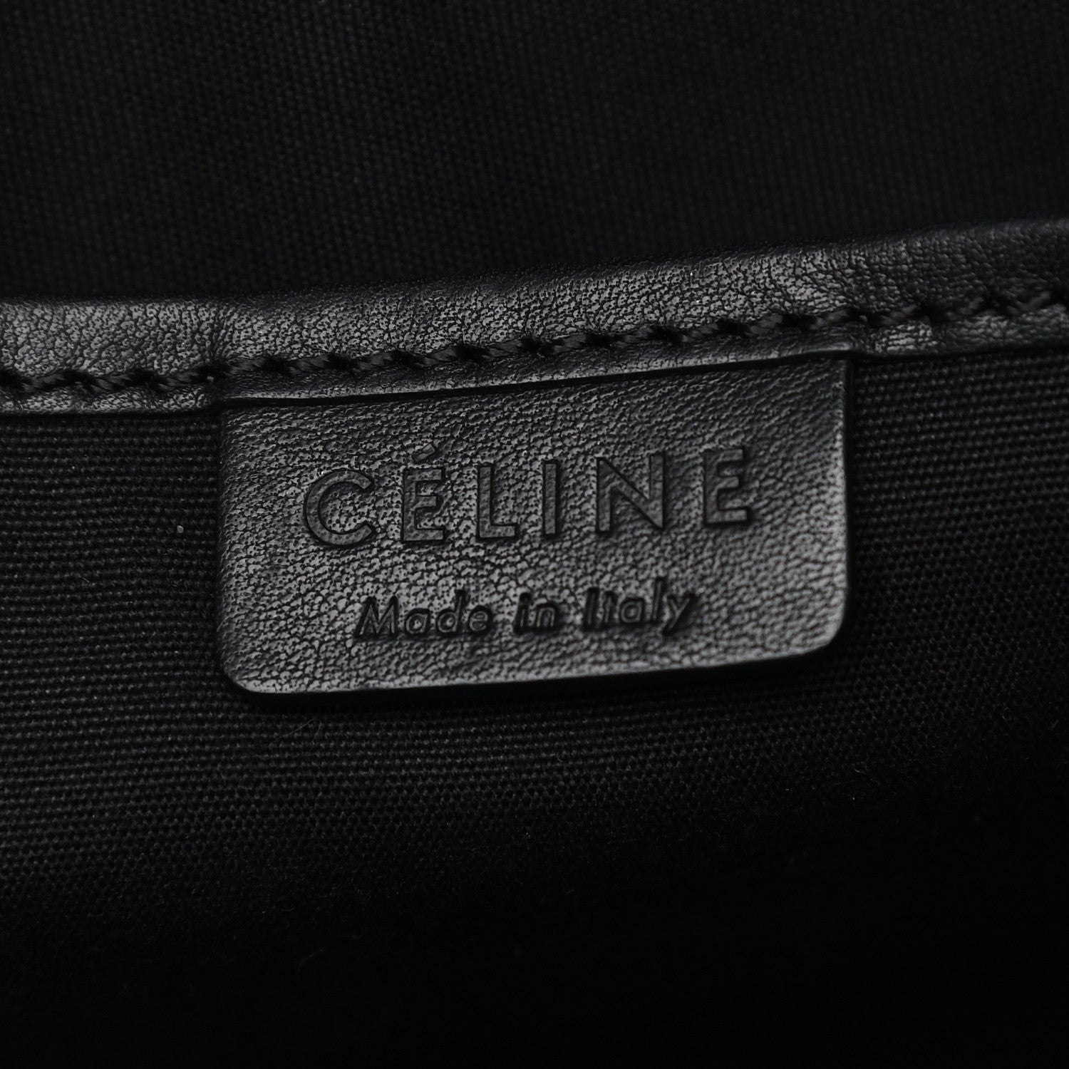 Celine Smooth Calfskin Nano Luggage Black 6 of 10
