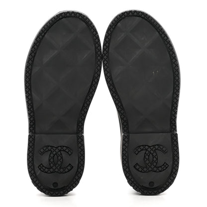 Chanel Caoutchouk CC High Boots 37 Black 5 of 8