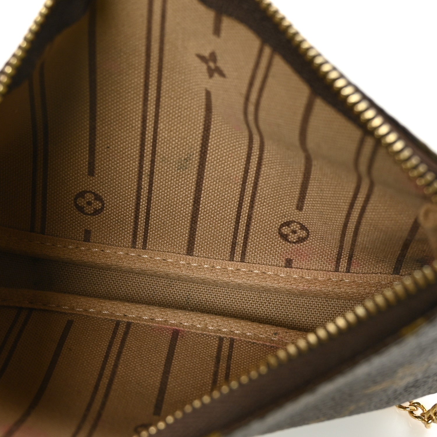 Louis Vuitton Monogram Complice Trunks and Bags Mini Pochette Accessories Beige 5 of 6