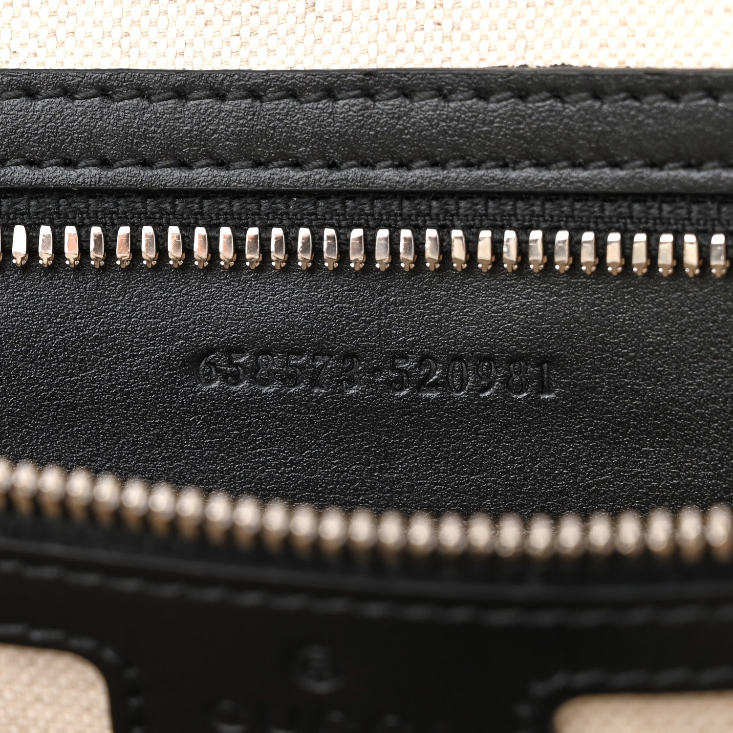 Gucci Calfskin GG Tennis Embossed Briefcase Black 7 of 11