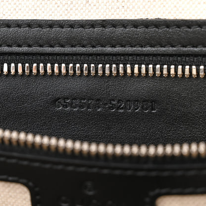 Gucci Calfskin GG Tennis Embossed Briefcase Black 7 of 11