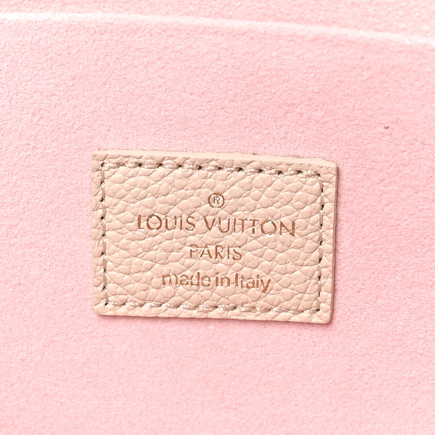 Louis Vuitton Empreinte Spring in the City Felicie Pochette Chain Wallet Pink Beige Yellow 7 of 11