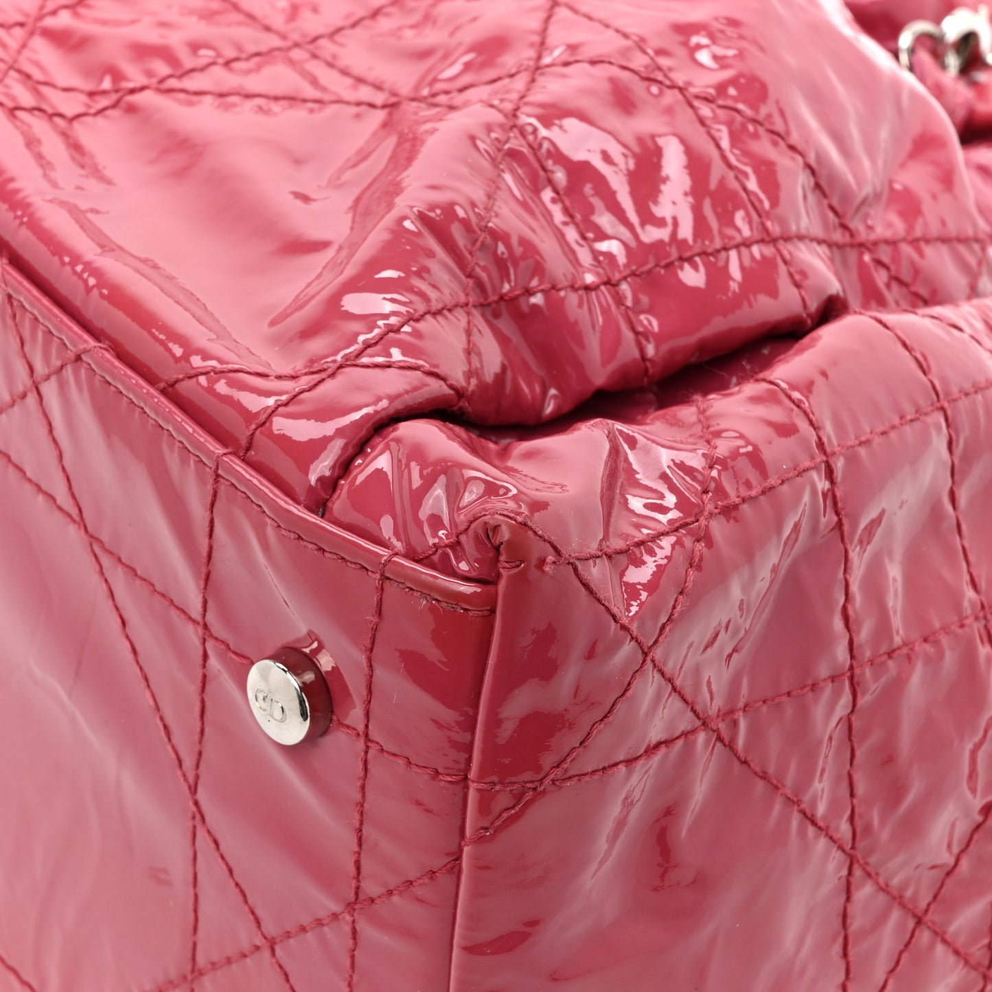 Patent Cannage Medium Le Trente Tote Pink