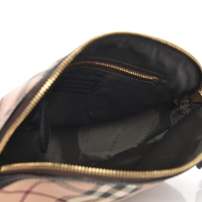 Burberry Haymarket Check Mini Orchard Crossbody Chocolate 5 of 6