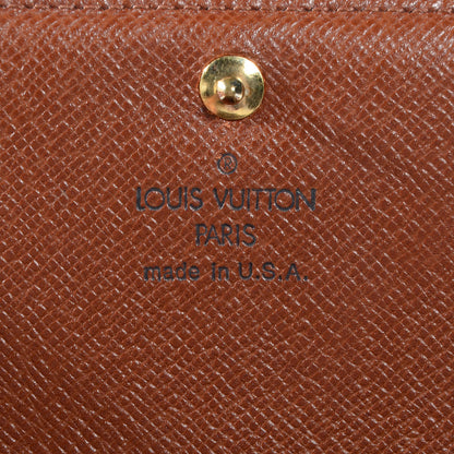 Louis Vuitton Monogram Porte-Monnaie Tresor Wallet 6 of 7