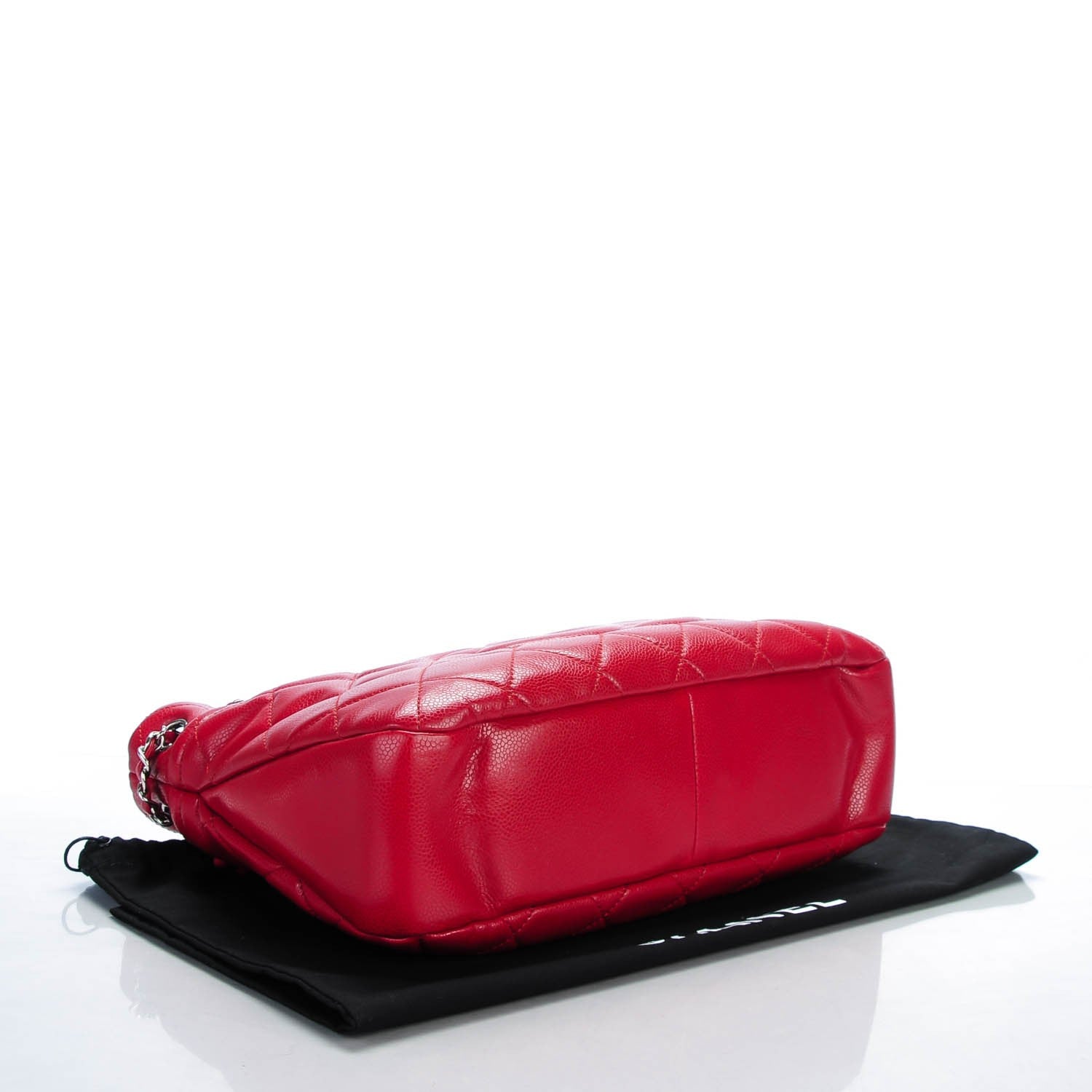 Chanel Caviar Timeless CC Shopping Tote Rouge 4 of 7