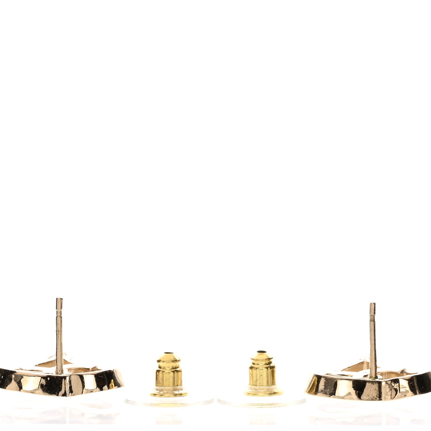 Chanel Metal CC Heart Coco In Love Earrings Gold 4 of 4