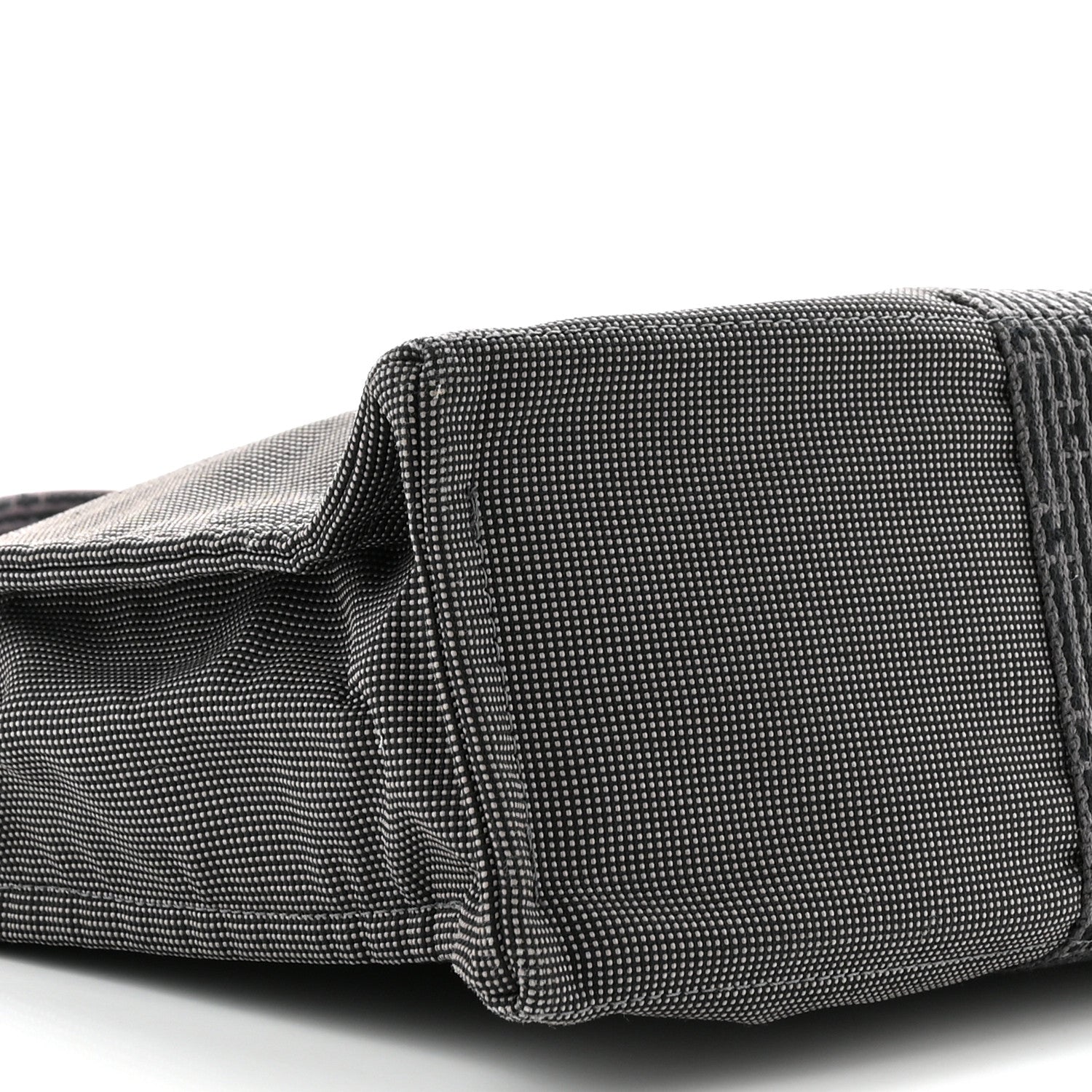 Hermes Canvas Herline MM Tote Grey 8 of 10