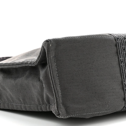 Hermes Canvas Herline MM Tote Grey 8 of 10