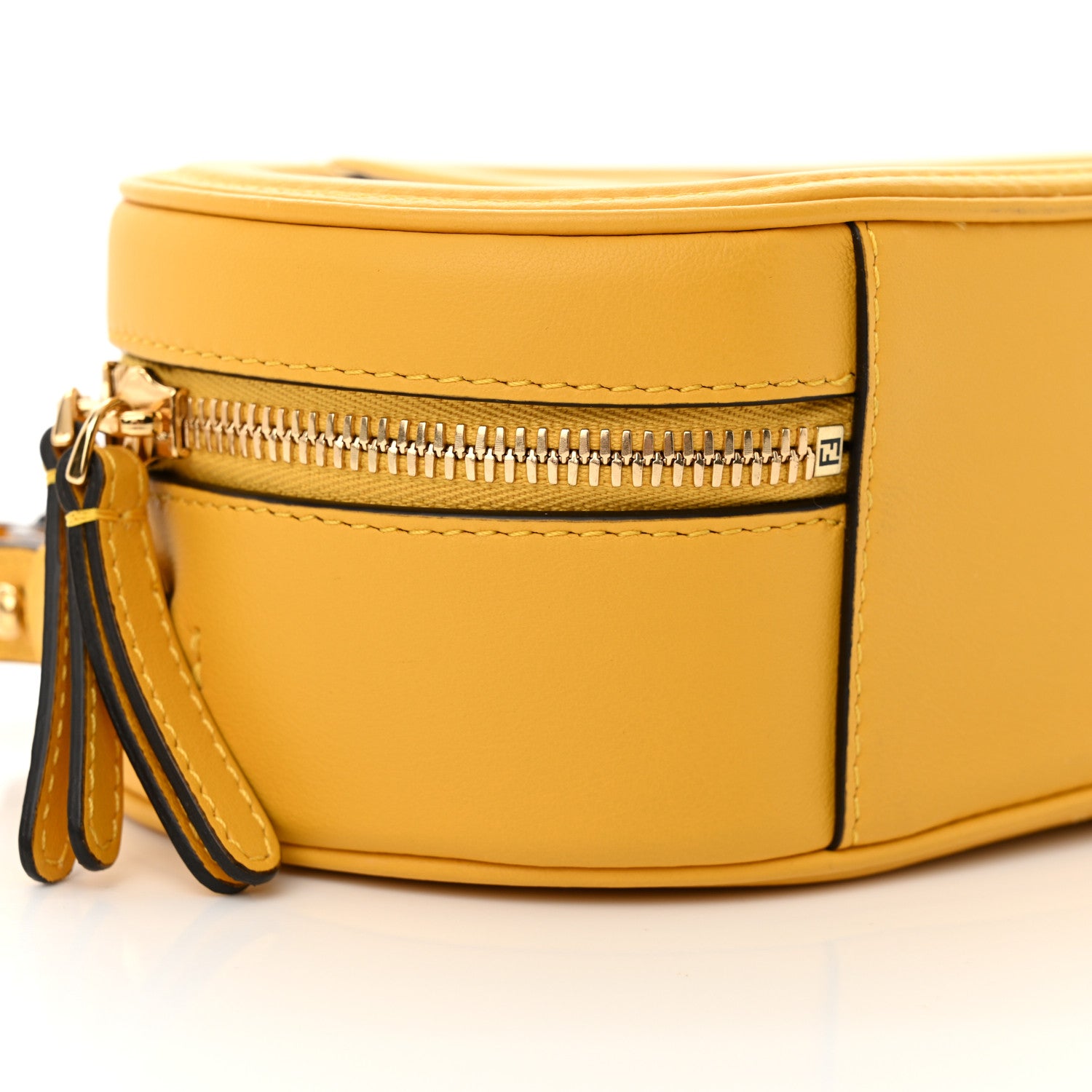 Fendi Vitello Grace Camoscio O'Lock Mini Camera Case Mimosa 9 of 10