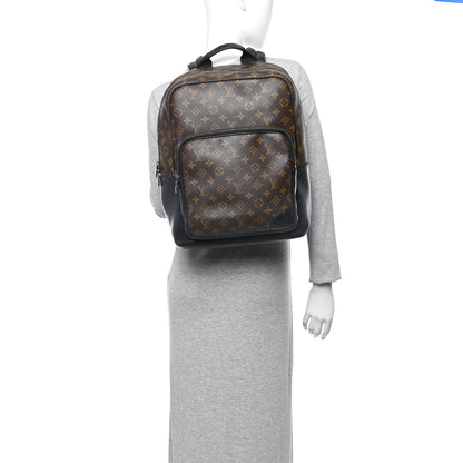 Louis Vuitton Monogram Macassar Dean Backpack 2 of 12