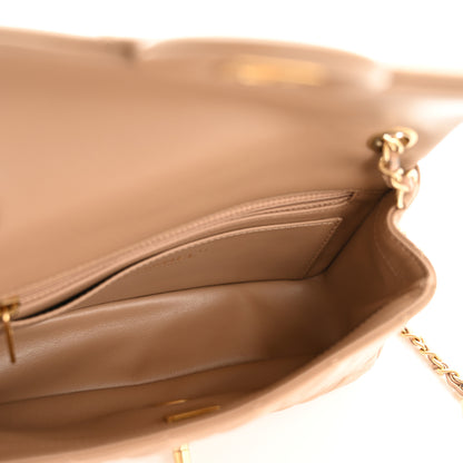 Chanel Lambskin Quilted Mini Rectangular Pearl Crush Flap Beige 5 of 11