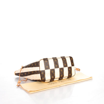 Louis Vuitton Monogram Rayures Neverfull MM 4 of 8