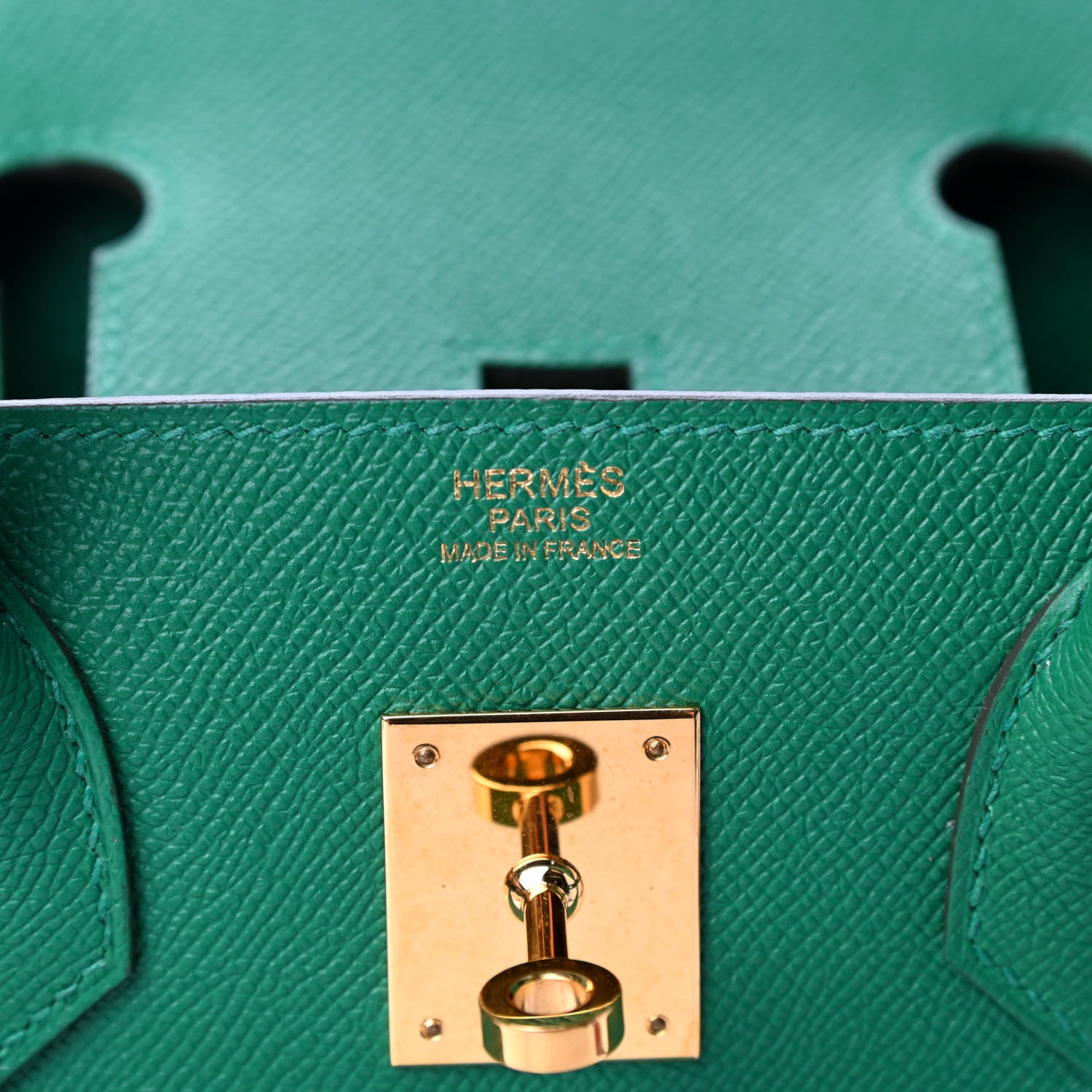 Hermes Epsom Birkin 30 Vert Vertigo 5 of 14