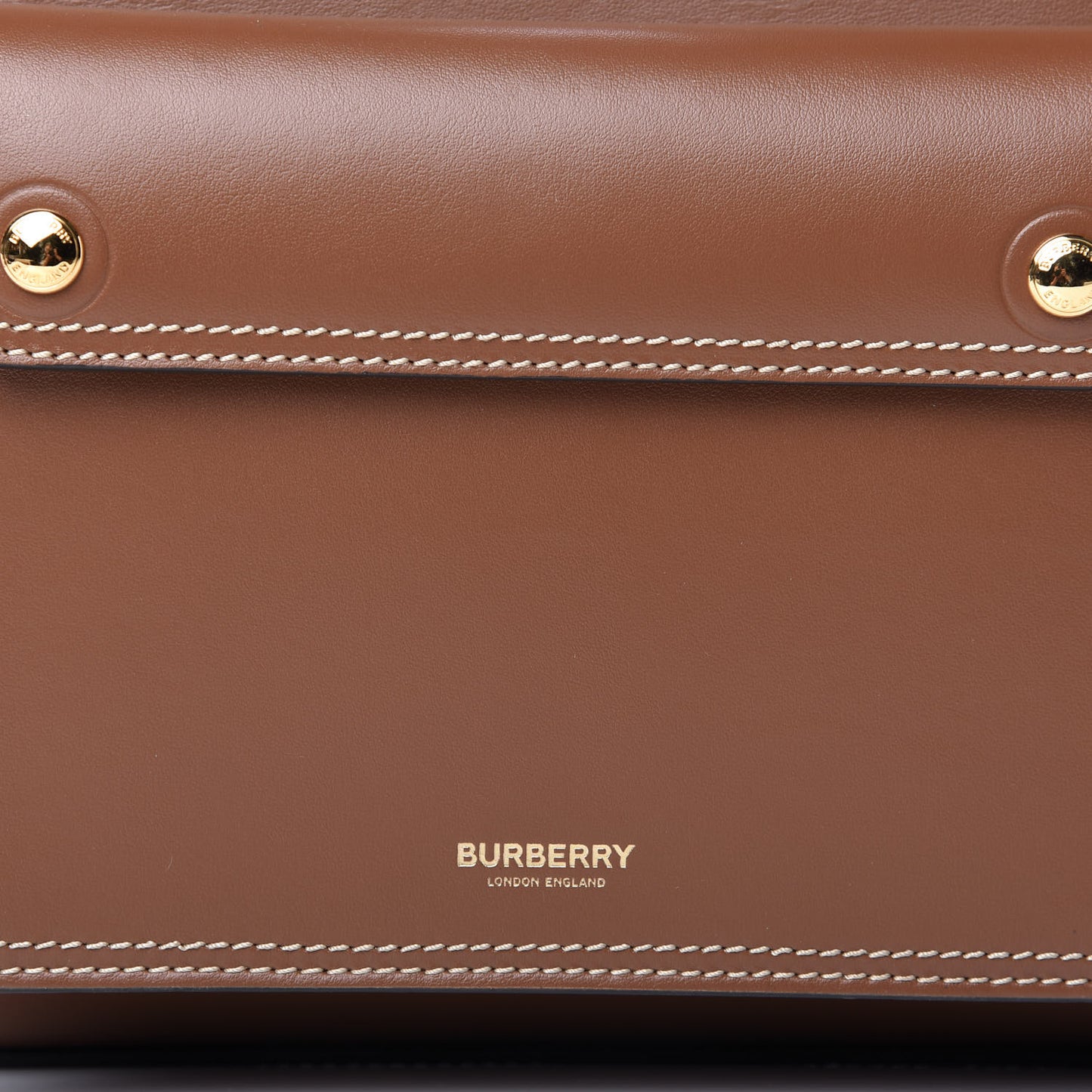 Smooth Calfskin Mini Pocket Bag Malt Brown