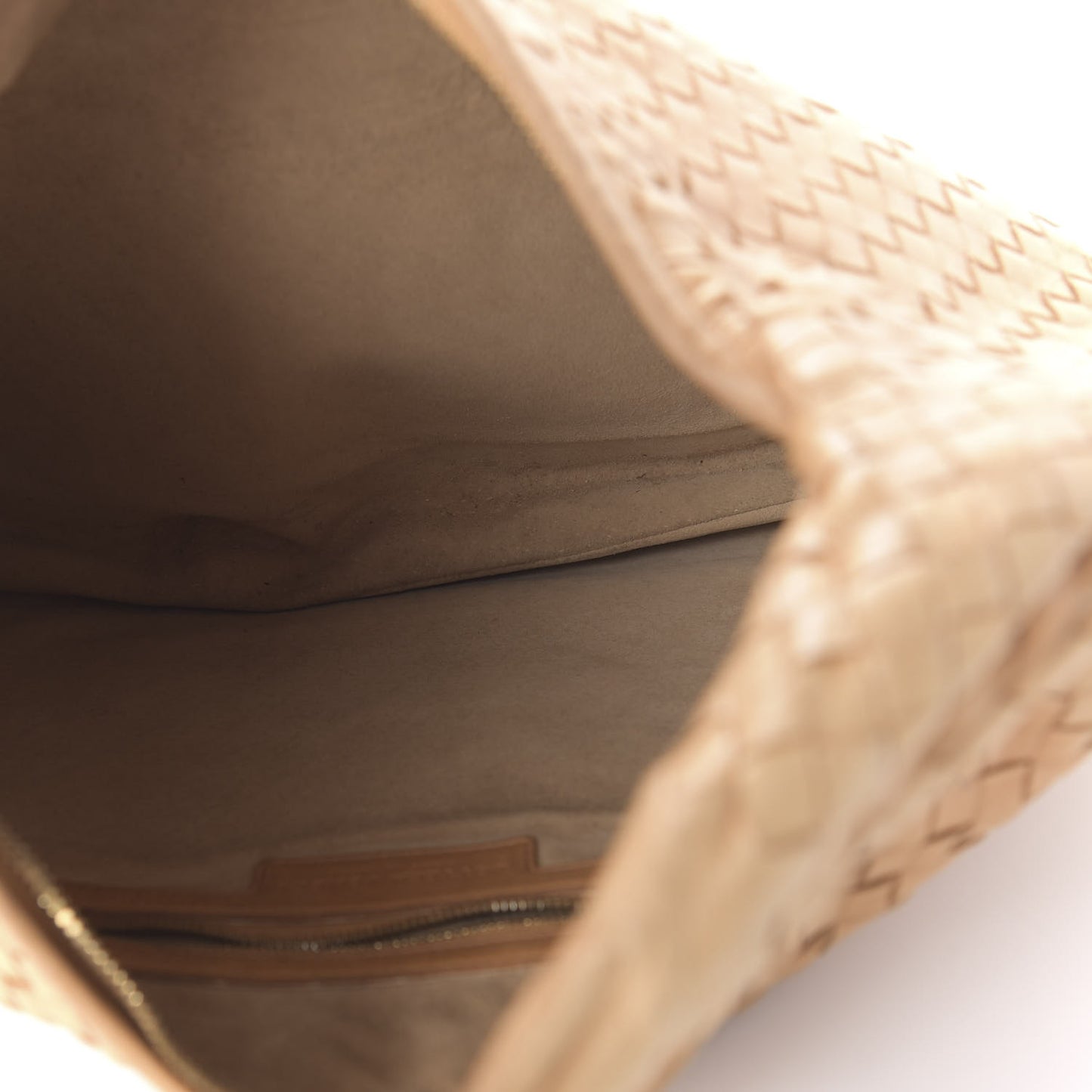 Nappa Intrecciato Medium Veneta Hobo Camel