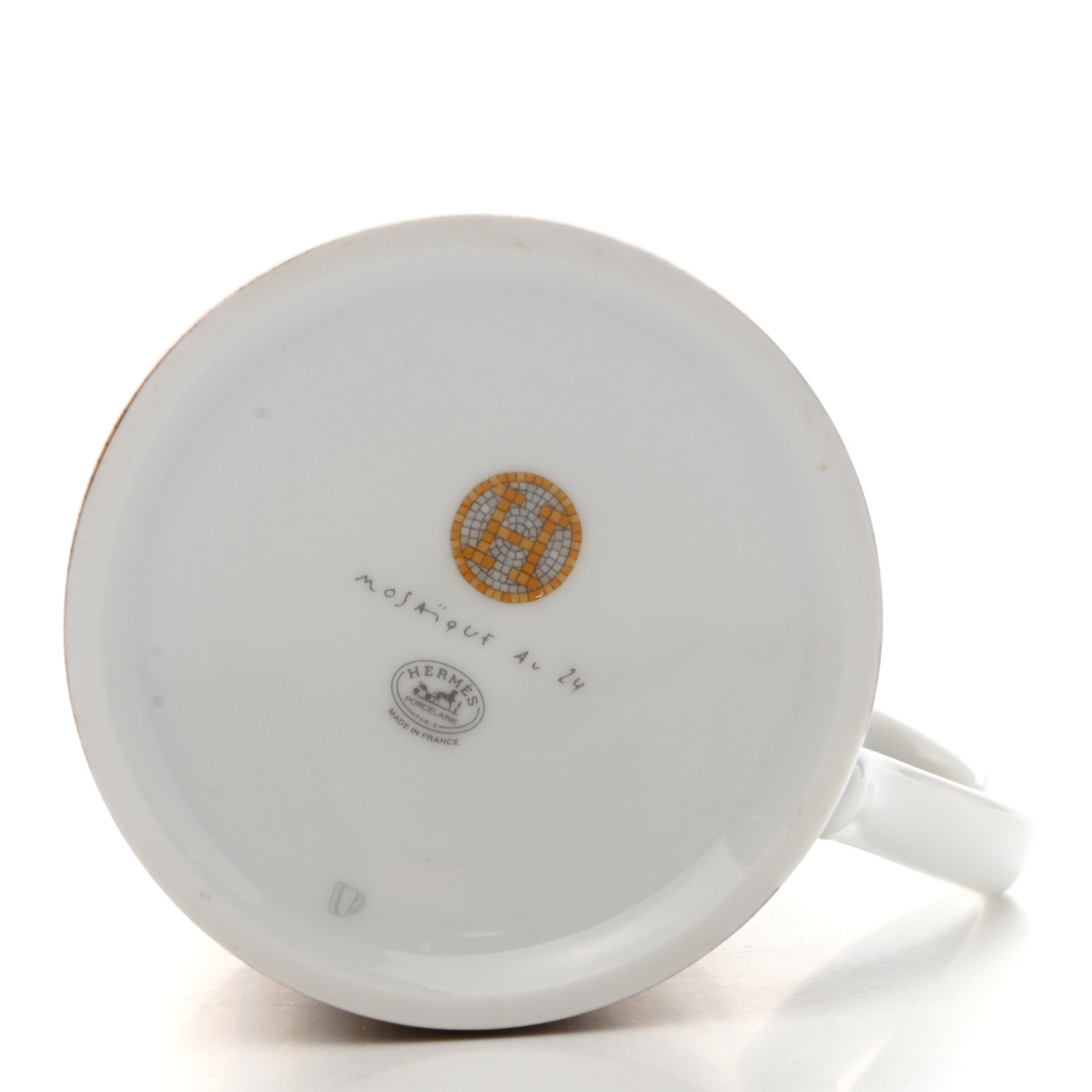 Hermes Porcelain Mosaique au 24 Mug Gold 4 of 7