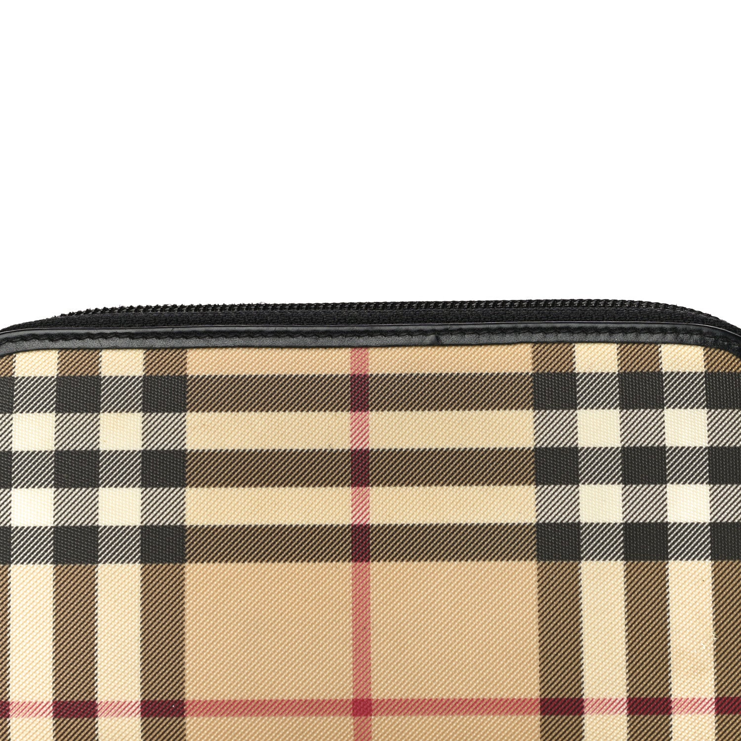 Burberry House Check Large Ziggy Zip Around Wallet Black 7 of 15
