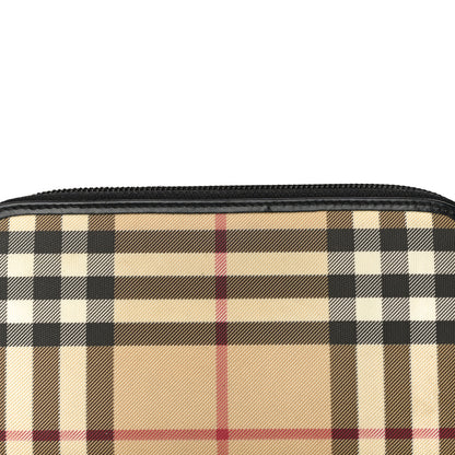 Burberry House Check Large Ziggy Zip Around Wallet Black 7 of 15