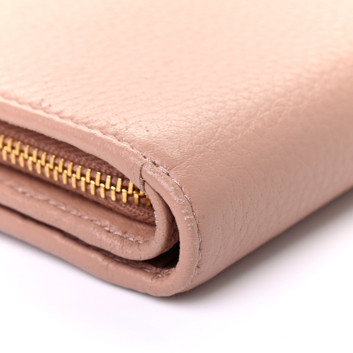 Prada Vitello Grain Compact Wallet Cipria 8 of 10