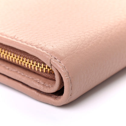 Prada Vitello Grain Compact Wallet Cipria 8 of 10
