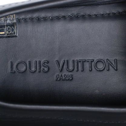Louis Vuitton Leather Monte Carlo Loafers 10 Black 6 of 9