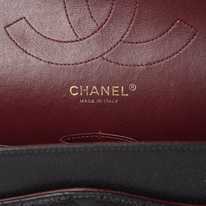 Chanel Caviar Quilted Jumbo Double Flap Black 6 of 9