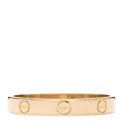 Cartier 18K Yellow Gold 3.5mm LOVE Wedding Band Ring 63 10.5 3 of 5