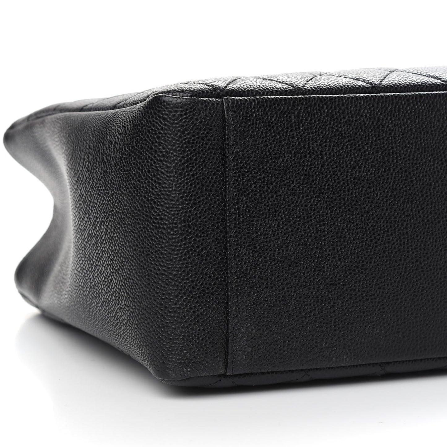 Caviar Quilted Grand Shopping Tote GST Black