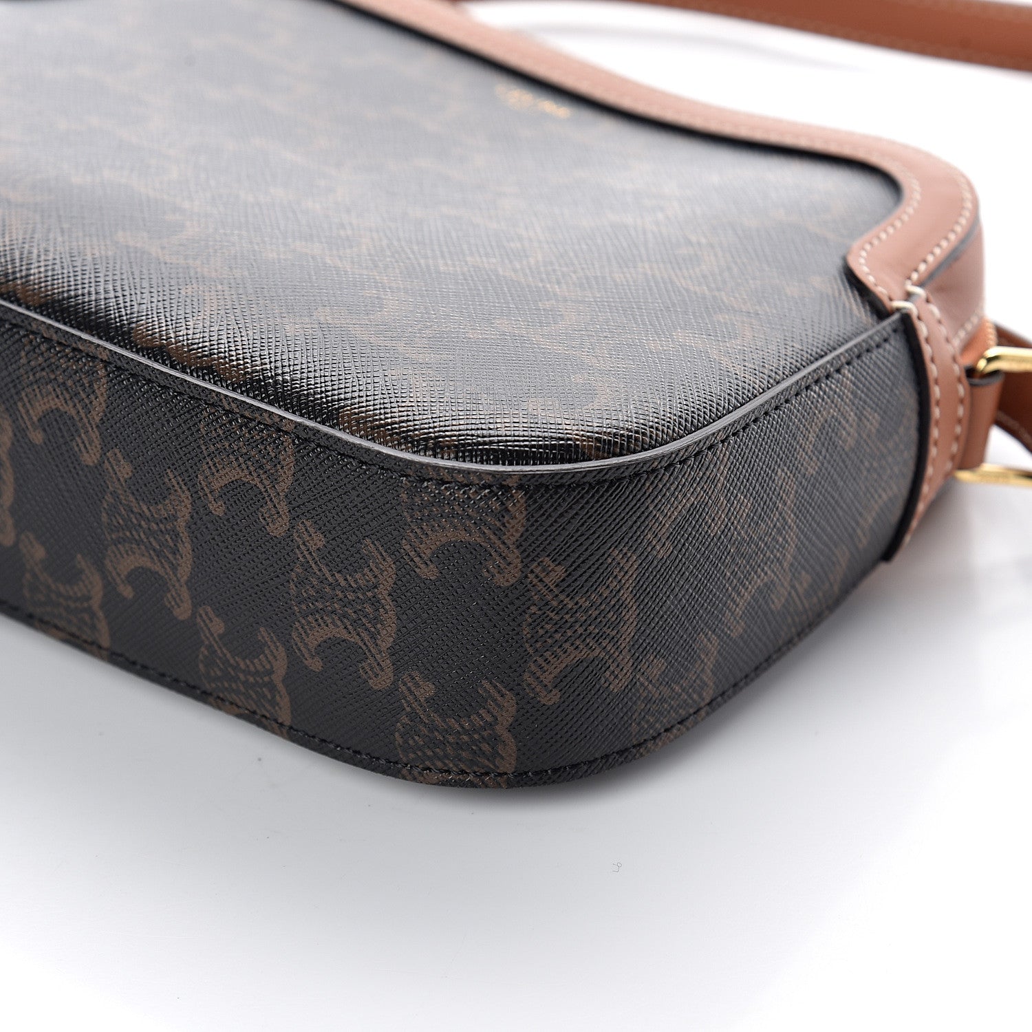Celine Triomphe Canvas Small Camera Bag Tan 7 of 7