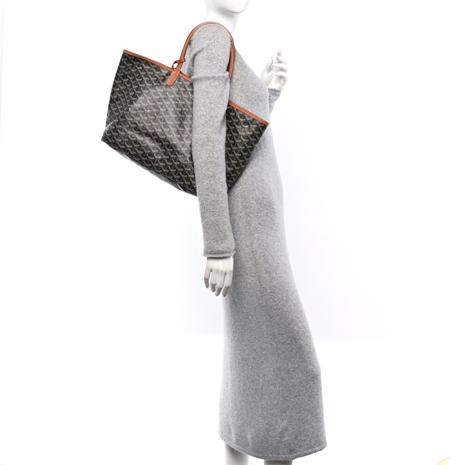 Goyard Goyardine Saint Louis PM Black Gold 2 of 12