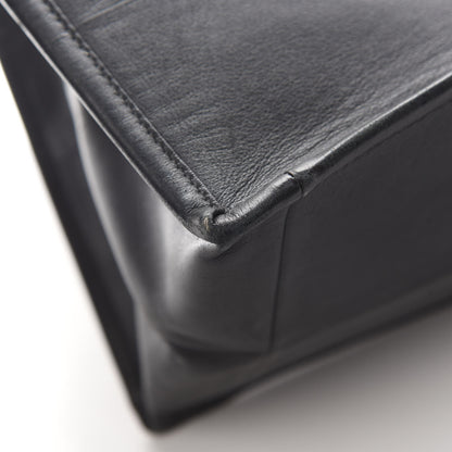 Christian Dior Calfskin Embossed Medium Book Tote Black 6 of 6