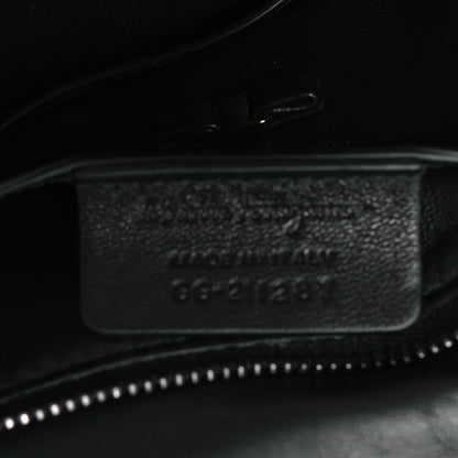 Salvatore Ferragamo Calfskin Small Viva Bow Shoulder Bag Black 8 of 11