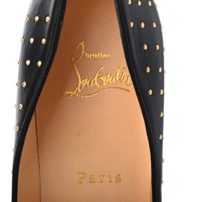Christian Louboutin Calfskin Pigalle Follies Stud 100 Pumps 38 Black 7 of 7