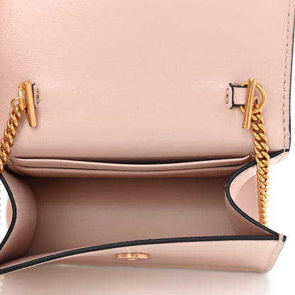 Versace Vitello Mini Virtus Chain Clutch Pink 4 of 6