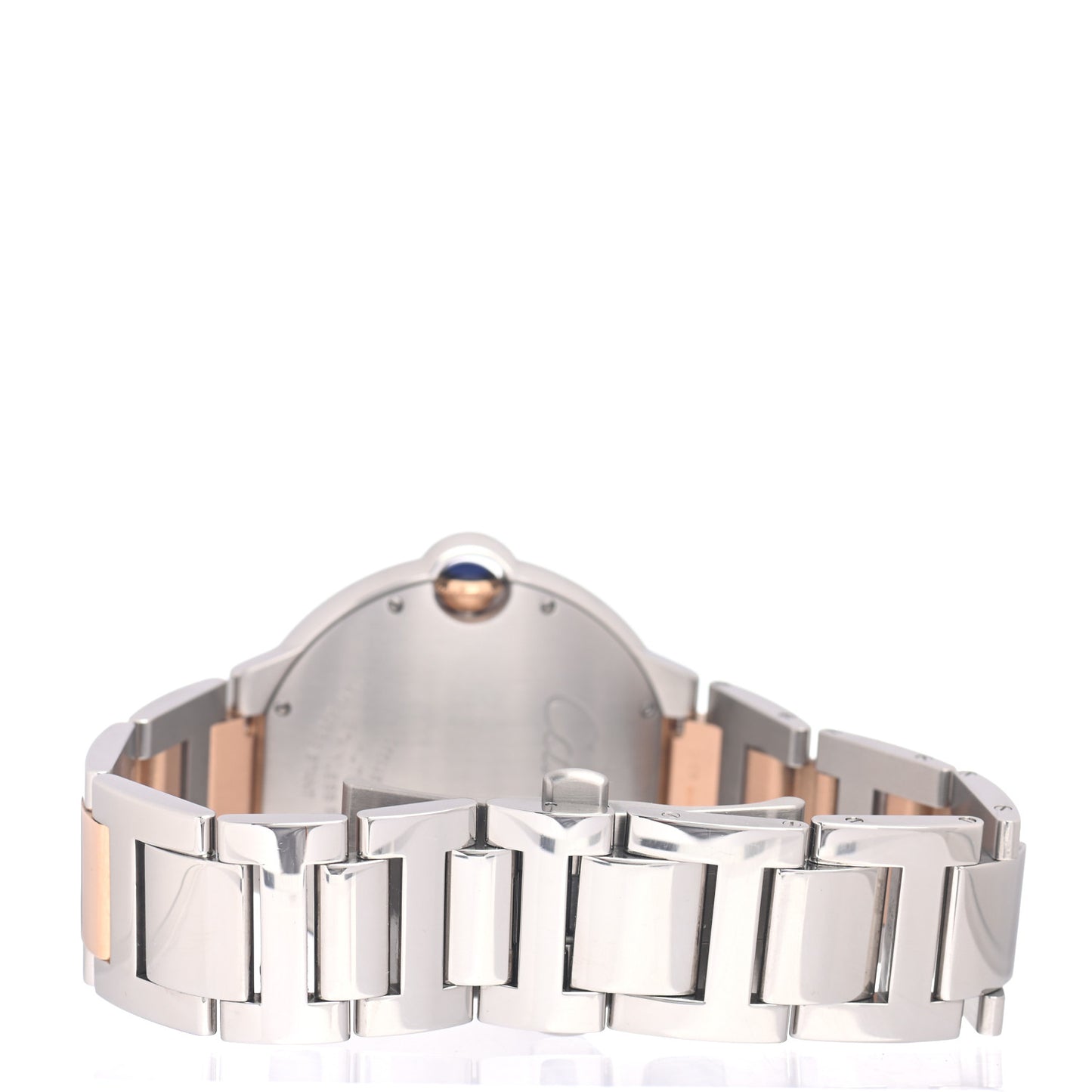 Stainless Steel 18K Pink Gold 42mm Ballon Bleu De Cartier Automatic Watch