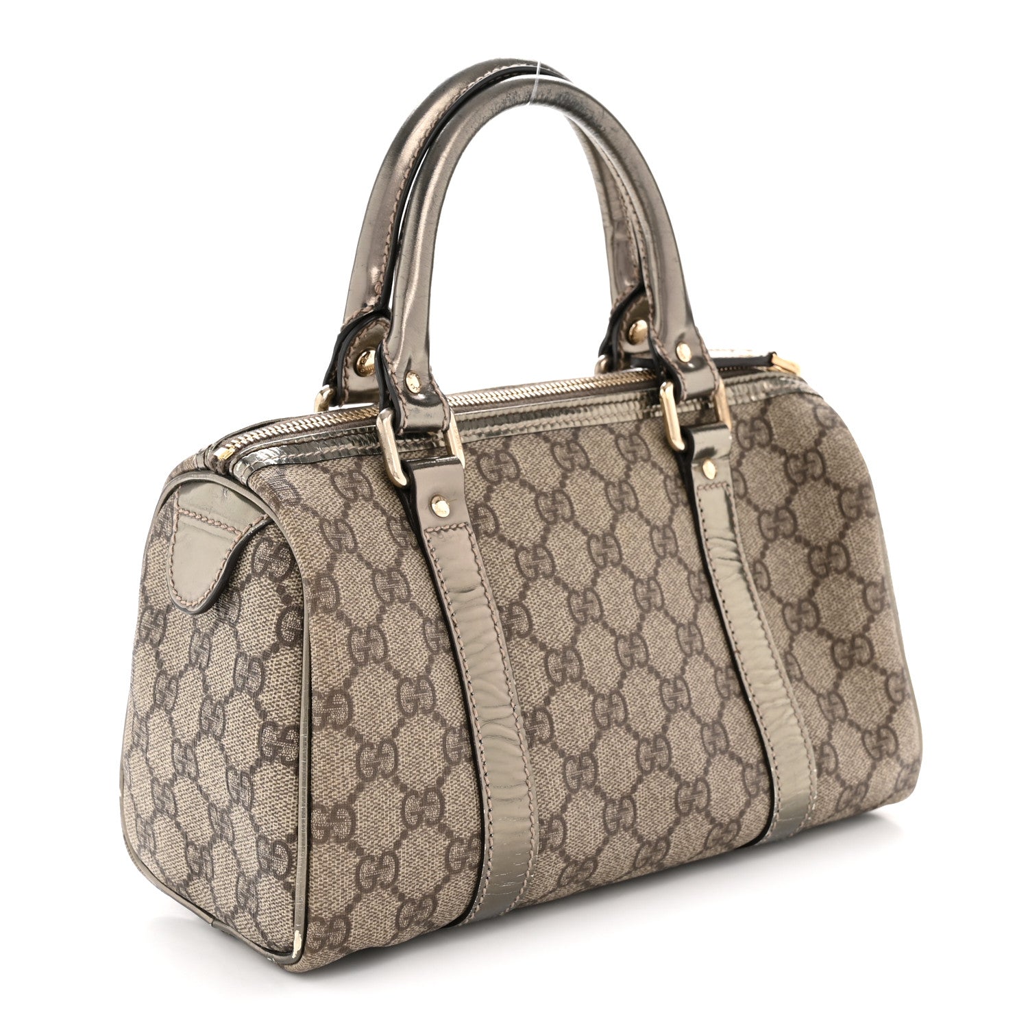 Gucci GG Plus Monogram Small Joy Boston Metallic 3 of 15
