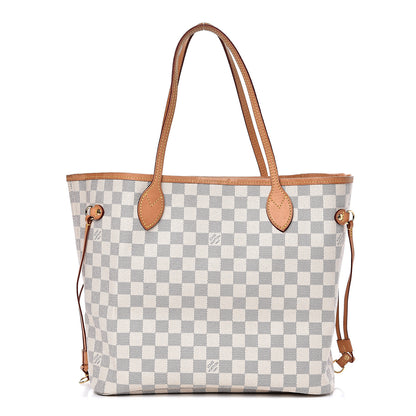 Louis Vuitton Damier Azur Neo Neverfull MM Rose Ballerine 1 of 16