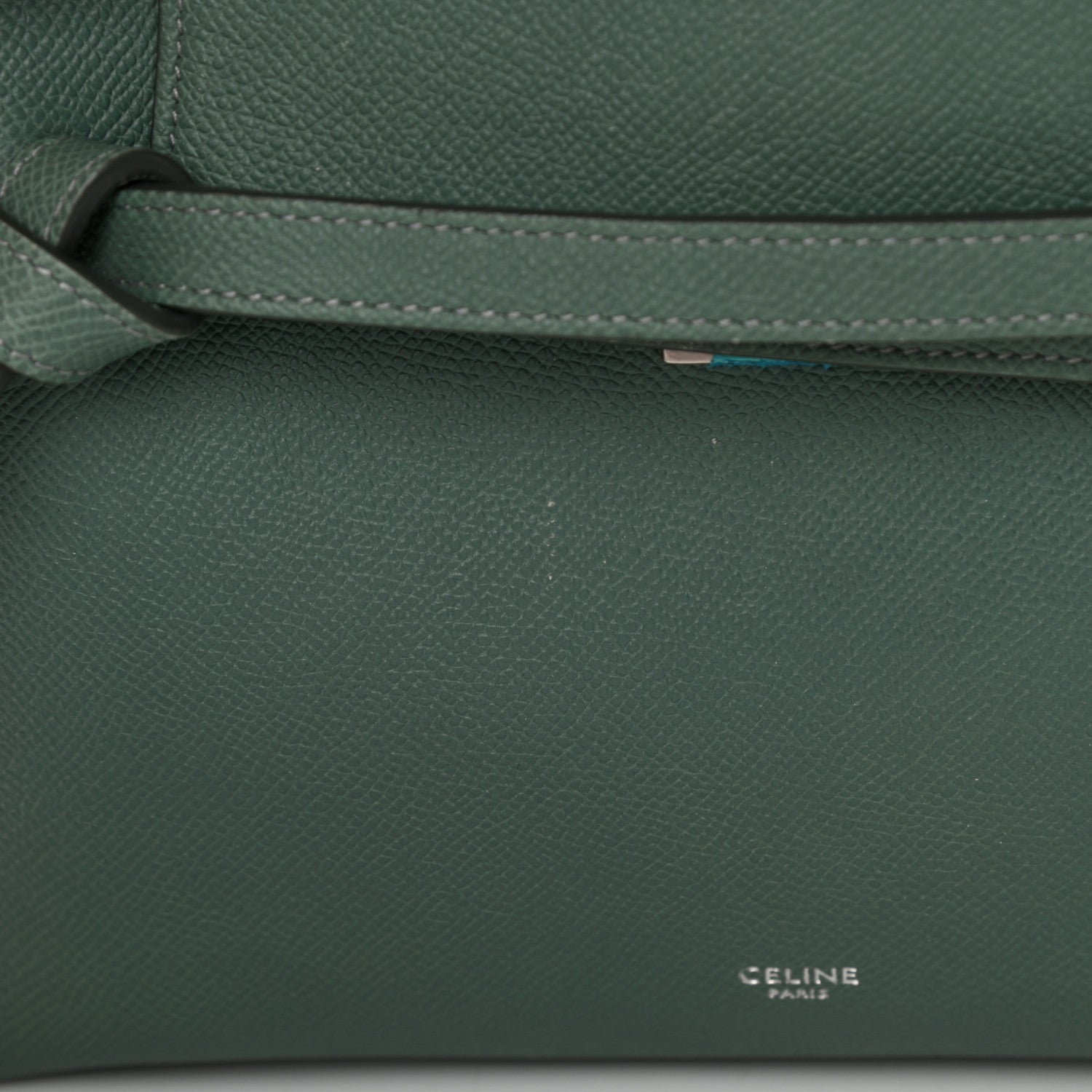 Celine Grained Calfskin Micro Belt Bag Celadon 11 of 11
