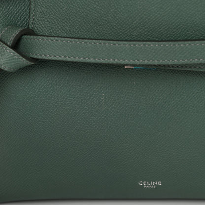 Celine Grained Calfskin Micro Belt Bag Celadon 11 of 11