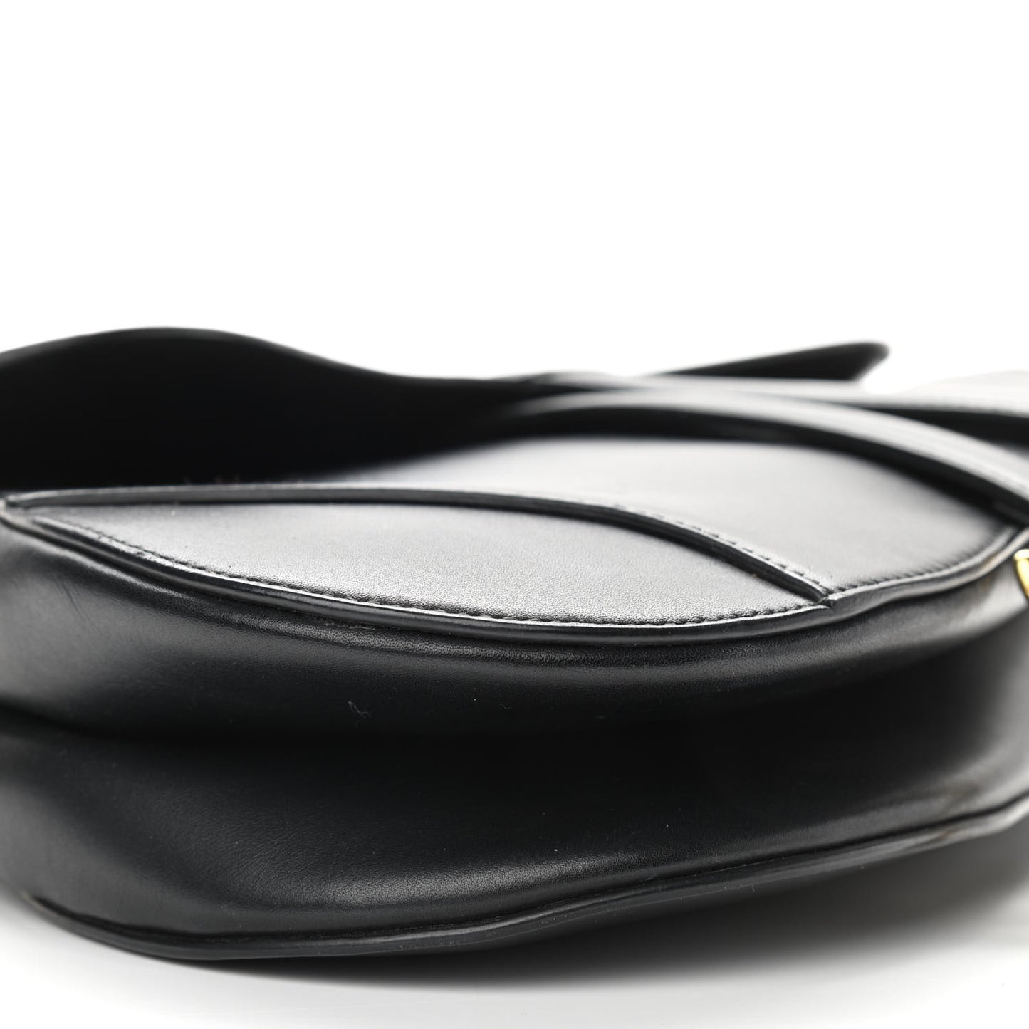 Calfskin Saddle Bag Black