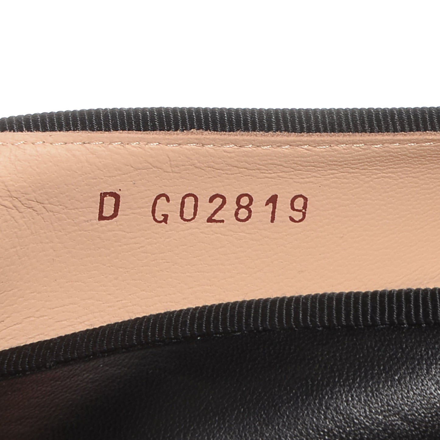 Calfskin CC Cap Toe Ballerina Flats Black Gold 37